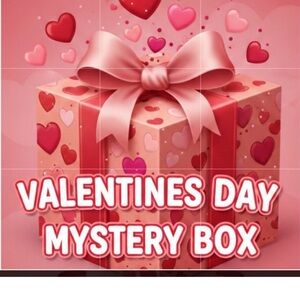 Valentine's Day Mystery Box with Hearts